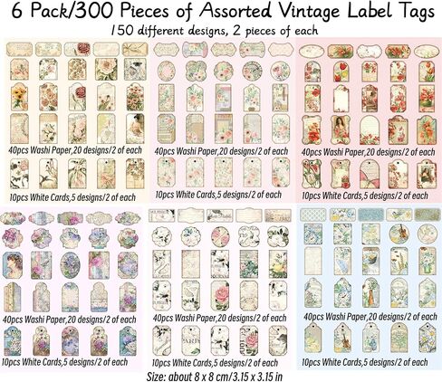 270PCS Cutout Lace Scrapbook Papers Vintage Journaling Supplies Scrapbooking Decorative Papers for Bullet Junk Journal Planners in Saudi Arabia