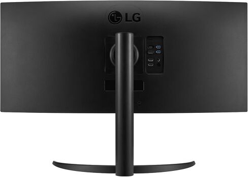 LG 34WR55QC-B 34" Curved UltraWide WQHD HDR 10 100Hz Monitor with USB Type-C, 3440x1440 Curved Display, 100Hz Refresh Rate, AMD FreeSync, Borderless Design in Kuwait