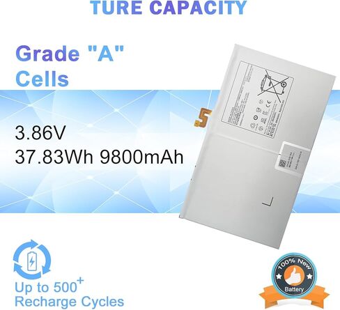 Espacio EB-BT975ABY استبدال بطارية الكمبيوتر المحمول لجهاز Samsung Galaxy Tab S7 Plus 12.4 بوصة 2020 SM-T975N SM-T976B SM-T970 SM-T978U SM-T975 SM-T976N Series Notebook in Kuwait