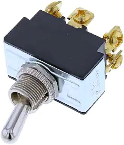 Toggle Switch DPDT MOM-Off-MOM 21A 14VDC 15/32-32 Bushing with Screw Terminals in Saudi Arabia