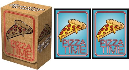 صندوق أدوات Legion Supply Deck Box و100 أكمام واقية لسطح السفينة Pizza Time in Kuwait