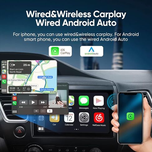 9 Inch 5G WiFi 8 Core 1280 * 720 Resolution Car Stereo Radio for Civic 2013-2015 with Carplay Android Auto Android 12.0 GPS Navigation Support 48EQ Mirroring AirPlay Rear 1080P Camera SWC in Saudi Arabia