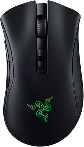 ماوس الألعاب اللاسلكي Razer DeathAdder v2 Pro: مستشعر بصري 20K DPI - أسرع 3X من المفتاح البصري الميكانيكي - إضاءة Chroma RGB - 8 أزرار قابلة للبرمجة - أسود كلاسيكي (متجدد) in Saudi Arabia