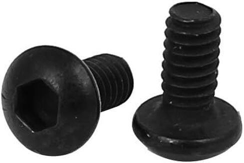 Uxcell M2x25mm معدن الصف 10.9 زر رئيس عرافة المقبس غطاء مسمار مزلاج السحابة 25 قطعة in Saudi Arabia
