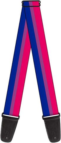 Buckle-Down Guitar Strap, Flag Bisexual Pink Purple Blue, 2 Inches Wide in Saudi Arabia