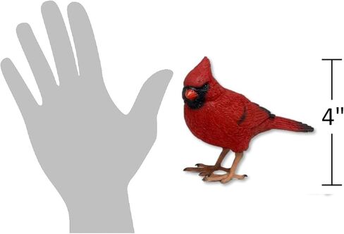 تصميمات مميزة تمثال كاردينال أحمر مقاس 4.125 بوصة - ديكور كاردينال لديكور المنزل التذكاري - هدية الفجيعة in Kuwait
