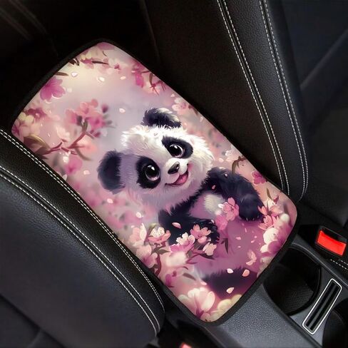 Dreaweet Aztec Car Center Console Armrest Cover Pad,Boho Car Accessories Center Console Armrest Cushion for Vehicle,Car Armrest Cover Black in Saudi Arabia