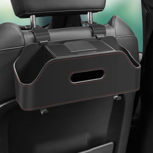 Backseat Car Organizer, Car Seat Organizer, Car Hanging Headrest Backseat Organizer with 2 Drink Cup Holder,Tissue Box and Mobile phone holder for Kids and Travel in Saudi Arabia