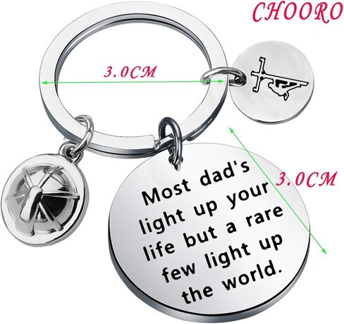 CHOORO Electric Gift Lineman Dad Gift معظم الأب يضيء سلسلة مفاتيح حياتك in Kuwait
