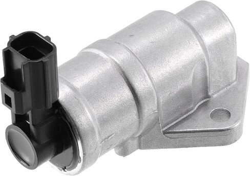 X AUTOHAUX صمام التحكم في الهواء الخامل للسيارة 1S7G-9F715-AD 1113873 بديل لفورد Ecosport L4 2.0L 2004-2005 لمازدا B2300 L4 2.3L 2001-2010 لون فضي in Saudi Arabia