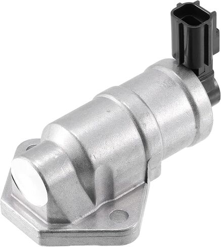 X AUTOHAUX صمام التحكم في الهواء الخامل للسيارة 1S7G-9F715-AD 1113873 بديل لفورد Ecosport L4 2.0L 2004-2005 لمازدا B2300 L4 2.3L 2001-2010 لون فضي in Saudi Arabia