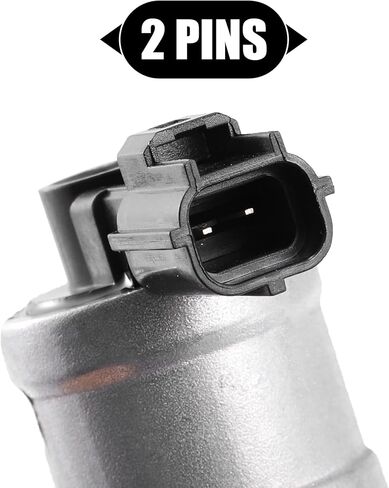 X AUTOHAUX صمام التحكم في الهواء الخامل للسيارة 1S7G-9F715-AD 1113873 بديل لفورد Ecosport L4 2.0L 2004-2005 لمازدا B2300 L4 2.3L 2001-2010 لون فضي in Saudi Arabia
