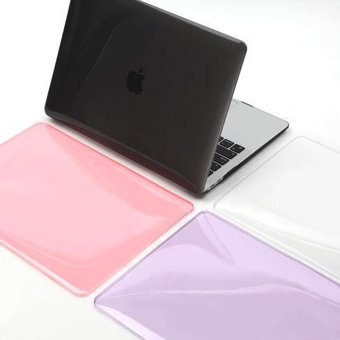 Compatible with MacBook Pro 13.3 inch case: Shockproof Protective Cover & Plastic Hard Shell for Models A1706/A1708/A1989/A2159/A2289/A2251/A2338,with Keyboard Cover (Crystal Clear) in Saudi Arabia
