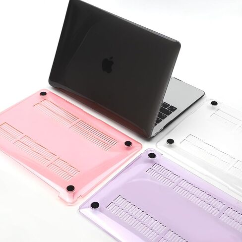 Compatible with MacBook Pro 13.3 inch case: Shockproof Protective Cover & Plastic Hard Shell for Models A1706/A1708/A1989/A2159/A2289/A2251/A2338,with Keyboard Cover (Crystal Clear) in Saudi Arabia