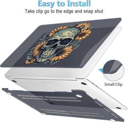 حافظة Mektron لجهاز MacBook Pro 13 بوصة إصدار 2022 2020 A2338 M2 M1 A2289 A2251، غطاء بلاستيكي صلب مطبوع مع غطاء لوحة المفاتيح لجهاز MacBook Pro الجديد 13.3 بوصة، شريط لمس، صبار بألوان مائية in Kuwait