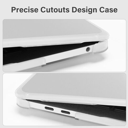 حافظة MOSISO متوافقة مع جهاز MacBook Pro 13 بوصة M2 2024-2016 A2338 M1 A2251 A2289 A2159 A1989 A1708 A1706، حافظة صلبة من البلاستيك المقاوم للكسر بإطار من مادة TPU الناعمة وغطاء لوحة المفاتيح وغطاء كاميرا الويب، أسود in Saudi Arabia
