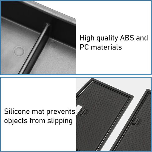 Yumzeco متوافق مع 2023 2024 VW ID.4 صينية تنظيم وحدة التحكم المركزية، صندوق تخزين صينية وحدة التحكم المركزية لـ 2023 2024 ID4 ID 4 صينية تنظيم وحدة التحكم، 2023 2024 ID4 الملحقات in Kuwait