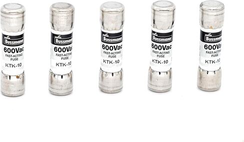 Digital Multimeter Fast Acting Replacement Fuse,KTK10 600V AC Voltage,10A AC Current,5PACK in Saudi Arabia