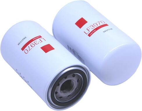 2 Pack of LF3970 Lube Oil Filter Replaces 3937736, 5404947, B7177, 57182MP, P550428, P551019, BT595, 14406393, LFP3970 Fits Cummins QSB 5.9L 6.7L, ISB Engine Ford Freightliner Kenworth Peterbilt in Saudi Arabia