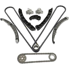 OCPTY Engine Timing Chain Kit Sets fits for 2010-2013 for Land Rover LR4 5.0L 2010-2015 for Land Rover Range Rover 5.0L 2010-2015 for Land Rover Range Rover Sport 5.0L