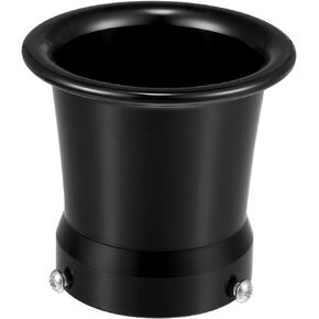 X AUTOHAUX 50 مم 1.97 بوصة كومة السرعة للدراجات النارية المكربن ​​مرشحات الهواء كارب قمع البوق منظف الهواء مدخل الرياح القرن كوب لهوندا لياماها لكاواساكي ATV سبائك الألومنيوم فضية اللون