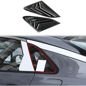 Korlot Carbon Fiber Style Side Window Louvers Shades Cover Blinds Accessories for KIA K5 2021-2024