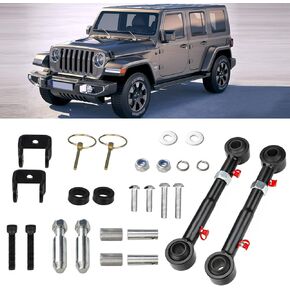 Adjustable Front SwayBar Link Quicker Disconnect System with 2.5-6" Lift For 1997 1998 1999 2000 2001 2002 2003 2004 2005 2006 Jeep Wrangler TJ