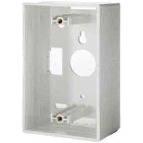 Legrand OnQ WP3409WH Single Gang Surface Mount Box, White