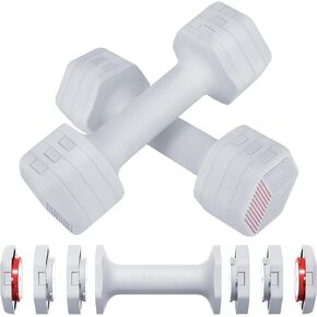 Adjustable Dumbbells Set- 2 lb 3lb 4lb 5lb Free Weights Set for Home Gym Equipment Workouts Strength Training for Women, Men