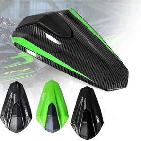 for Kawasaki Ninja 400 Z400 Motorbike Rear Seat Cowl Cover Passenger Pillion Seat Cowl Fairing Rear Pillion Passenger Cowl Seat Back Cover (Bright Black)