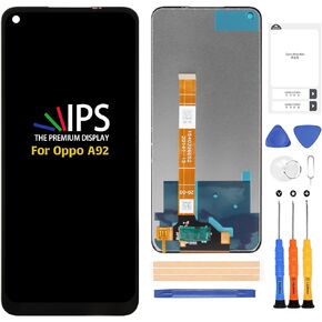 for Oppo A92/OPPO A52 LCD Display (Original) Touch Digitizer Screen Replacement Full Assembly Repair Kits with Tools CPH2059 CPH2061 CPH2069 PADM00 PDAM10