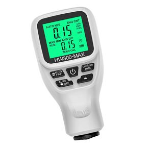 Automotive Coating Thickness Gauge Battery Paints Tools Auto Car Paint Gauge Digital Paint Thickness Meter Metal Gauge Thickness Tool Auto Car Paint Meter Depth Gauge Wet Film Abs