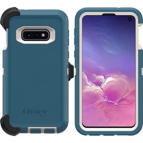 OtterBox Defender Series Screenless Edition Case for Samsung Galaxy S10E - Case Only - Belt Clip Holster Not Included - Non-Retail Packaging - Big Sur