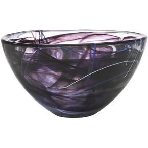 Kosta Boda Contrast Bowl, Medium, Black