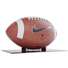 Football Display Stand Black Cradle Football Stand High Gloss Black Rectangular Open Air Football Display Case Stand