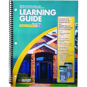 Calculated Industries 2128 Qualifier Plus Training Program Workbook for Qualifier Plus IIIx and IIIfx Real Estate Finance Calculators | 3 Modules: Basic, Comprehensive, Intro to Commercial Investment