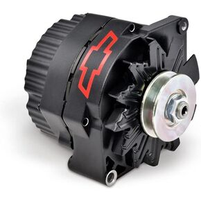 GM Alternator 100 Amp 1-Wire Black Crinkle