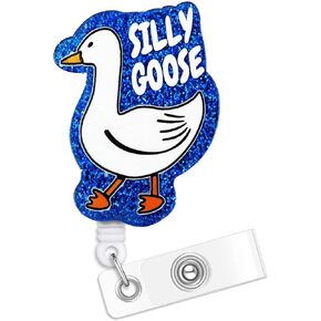 I Don't Know I JUST Work HERE Badge Badge Reel Holder Retractable with ID Clip for Nurse Nursing Name Tag Card Cute Funny Nursing Student Doctor RN Medical Assistant Work Office Alligator Clip