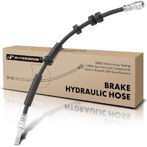 A-Premium Rear Driver or Passenger Brake Hydraulic Hose Compatible with Select Audi and Porsche Models - A4, A4 Quattro 2009-2016, A5, A5 Quattro, Q5, RS5, S4, S5, SQ5, Macan - Replace# 8K0611775J