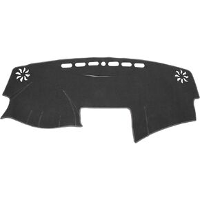 X AUTOHAUX Car Dashboard Cover Gray Polyester Non-Slip Mat Protector Carpet Sun Proof for Toyota Camry 2007 2008 2009 2010 2011