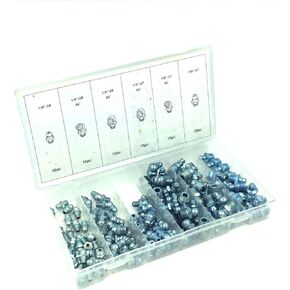 BRUFER 223108-2 SAE مجموعة تركيبات الشحوم الهيدروليكية القياسية 110 قطعة in Kuwait