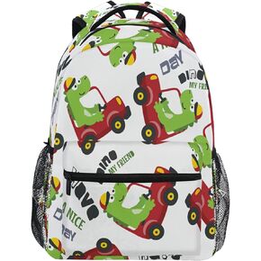 Vdsrup Space Astronaut Dinosaur Backpack for Kids Boys Galaxy Planets Dino School Backpacks Preschool Kindergarten Student Book Bag Waterproof Travel Snack Bags Casual Durable Lightweight