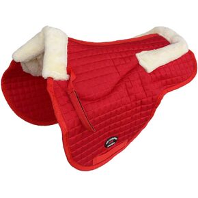 CHALLENGER Horse English Quilted Contour Fleece Padded Saddle Pad 72117-120