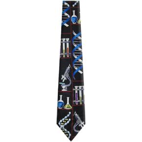 SCIENCE-24 - Mens Science Tie Black Red Blue