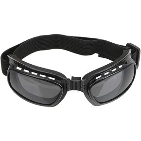 Motorcycle Glasses Anti Glare Motocross Sunglasses Sports Ski Goggles Windproof Dustproof UV Protection (黑色, Gray) in Saudi Arabia