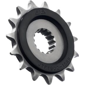 JT Sprockets JTF1902.15RB 15 Tooth Rubber Cushioned Front Countershaft Sprocket, Single
