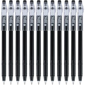 Pilot, FriXion ColorSticks Erasable Gel Ink Pens, Fine Point 0.7 mm, Pack of 12, Blue