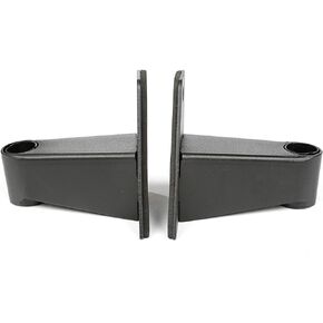 Rugged Ridge | Mirror Relocation Bracket Kit, Textured Black | 11025.07 | Fits 2007-2018 Jeep Wrangler JK