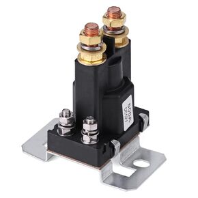 500A DC 12V High Current Auto Car Starter Relay 4 Pin SPST Start Contactor Double Batteries Isolator Control On Off Switch