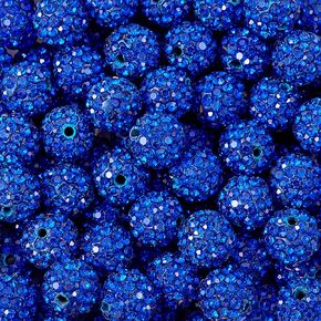 Beadthoven 100pcs 10mm Rhinestone Beads Orange Crystal Pave Clay Disco Ball Beads Round Polymer Clay Rhinestone Beads Diamond Clay Beads for Necklace Bracelet Jewelry Making Halloween Fall